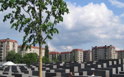 Fotografía del Monumento a los judíos de Europa asesinados, también conocido como Holocaust-Mahnmal o Monumento del holocausto