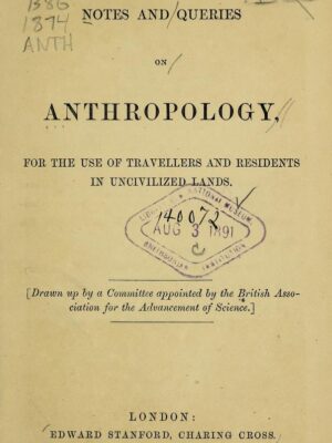 Portada de la primera edición de Queries and notes (1874)